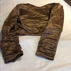 Stunning satin bolero for special evening